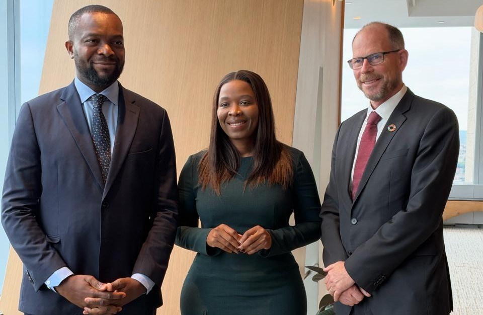 Dr. Bosun Tijani Nigerias Minister of Communications Innovation and Digital Economy Nompilo Morafo MTN Group Chief Sustainability and Corporate Affairs Officer Mark